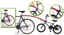 Set Trail Gator - Tažná tyč + bezpečnostní praporek + reflexní vesta